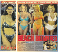 Playboy Beach Bunnies in Daily Star