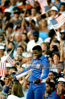 1984 Olympic Games in Los Angeles, USA. Carl Lewis, gold medal w