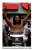 Lennox Lewis at weight-in.