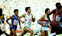 1984 Los Angeles Olympic Games. Mens 800m Semi Final Heat 2. 5th